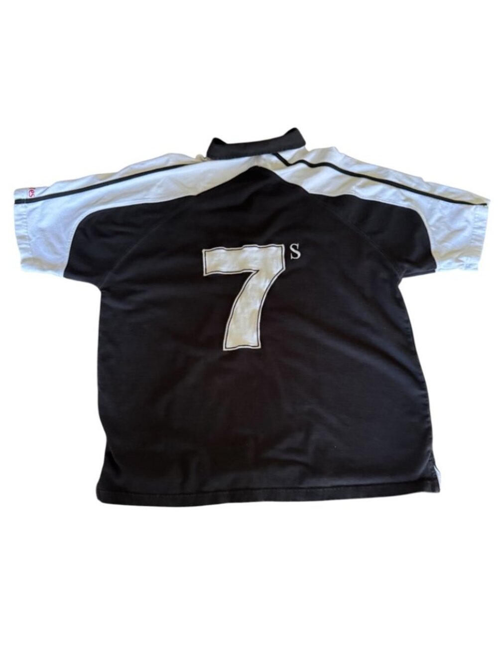 New Zealand Rugby 7s Sevens Polo Shirt XL Black Dubai Emirates Official Licensed - Picture 2 of 6